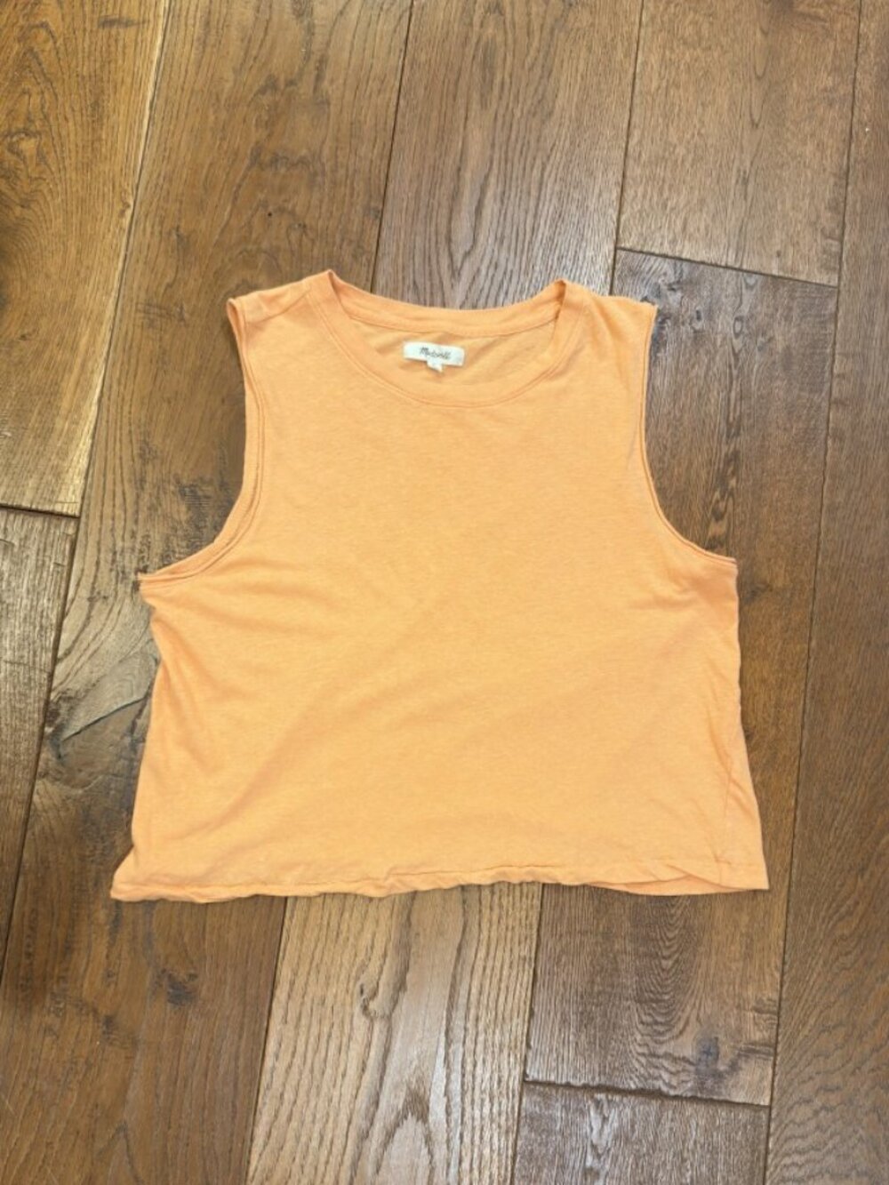 Madewell Women’s Medium Burnt Orange Rust Cropped Tank Top